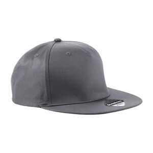 Beechfield Unisex 5 Panel Retro Rapper Cap / Graphite Grey
